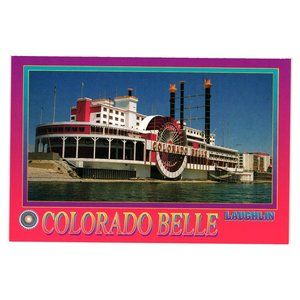 Vintage Postcard Colorado Belle Laughlin Nevada Collector 1993 Riverboat Casino